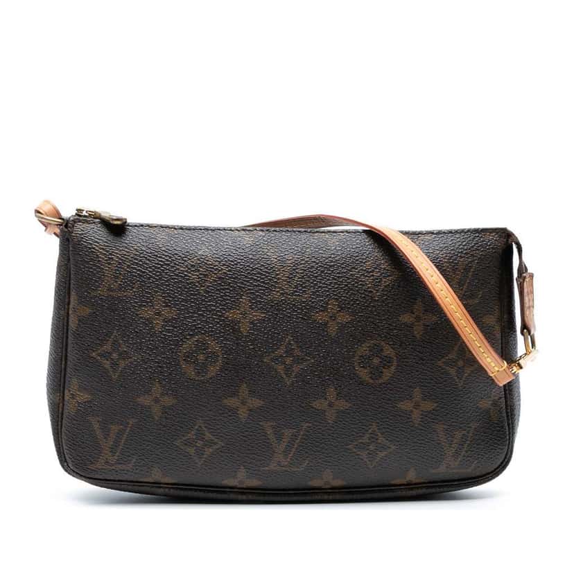 Louis Vuitton Monogram Pochette Accessoires Brown Good condition - Front View
