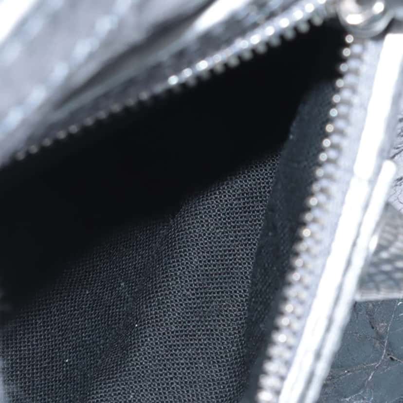 Balenciaga XS Metallic Lambskin Motocross Neo Cagole Silver Leather Good condition - Model View