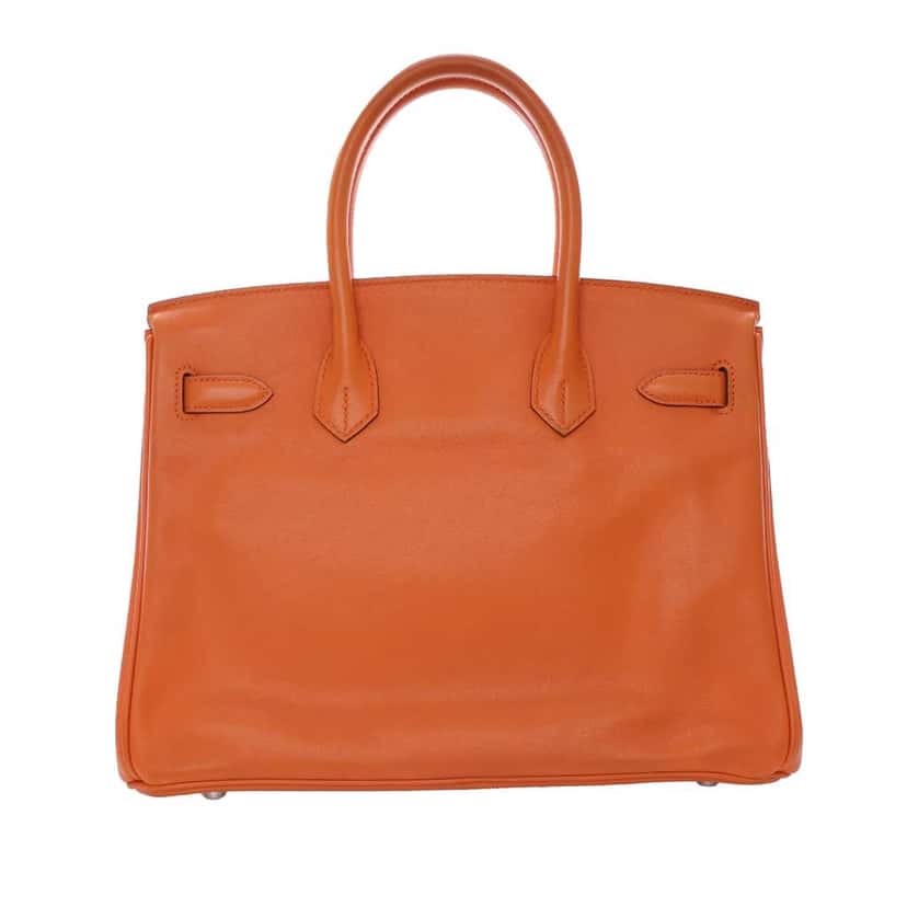 Hermès Swift Birkin Retourne 30 Orange Leather Good condition - Model View