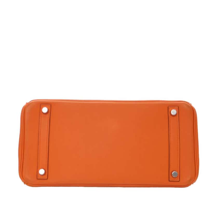 Hermès Swift Birkin Retourne 30 Orange Leather Good condition - Box View