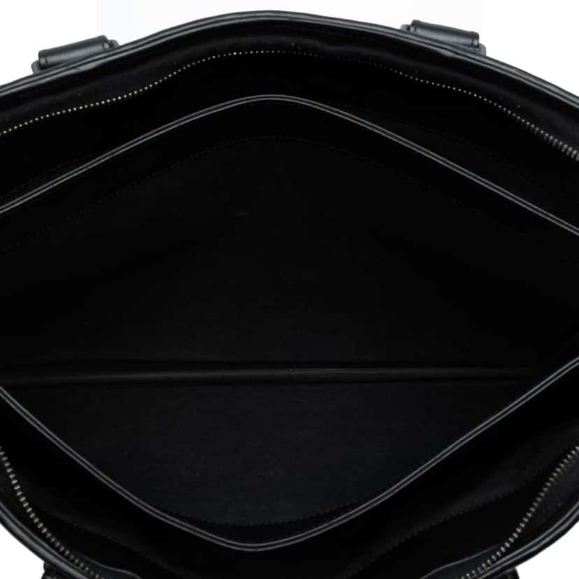 Bottega Veneta Nappa Intrecciato Business Bag Black Leather Good condition - Model View