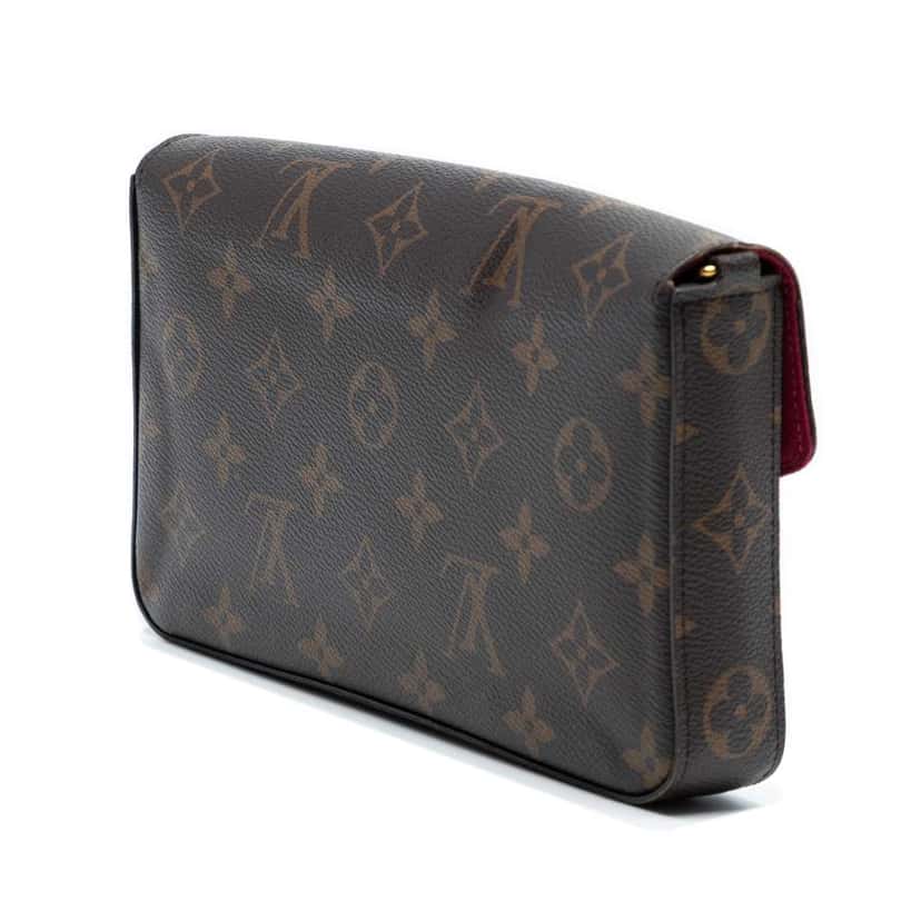 Louis Vuitton Monogram Pochette Felicie Brown Good condition - Back View