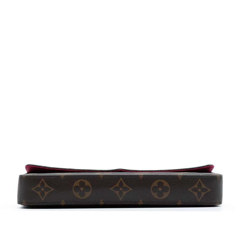 Louis Vuitton Monogram Pochette Felicie Brown Good condition - Inside View