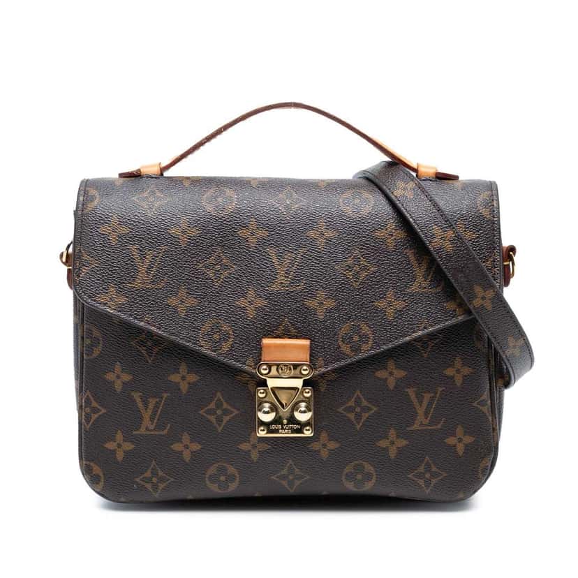 Louis Vuitton Monogram Pochette Metis Brown Good condition - Front View