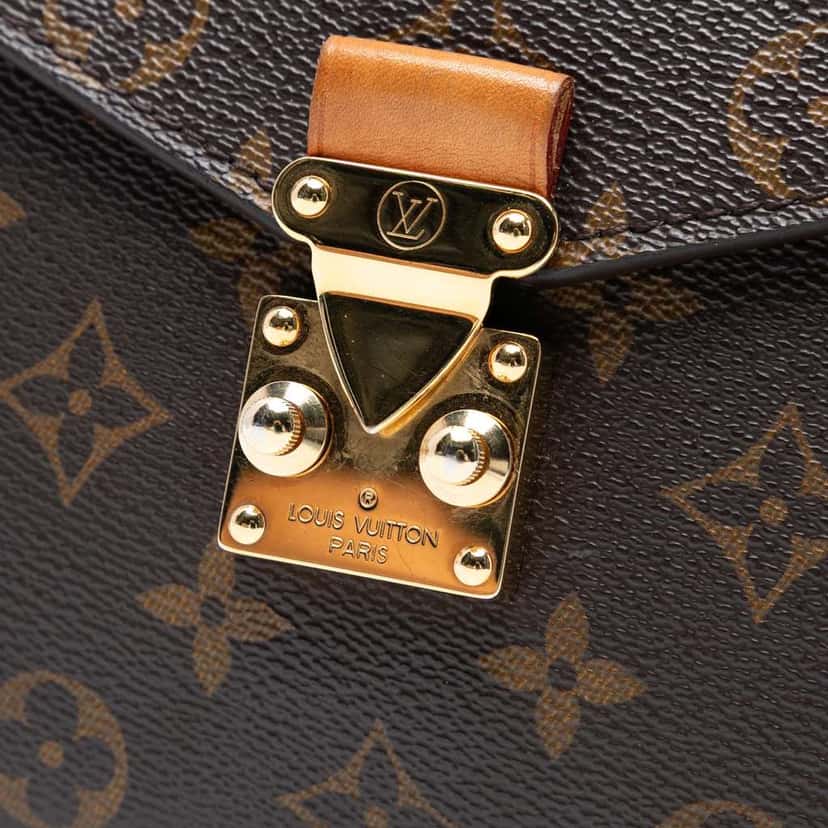 Louis Vuitton Monogram Pochette Metis Brown Good condition - Box View