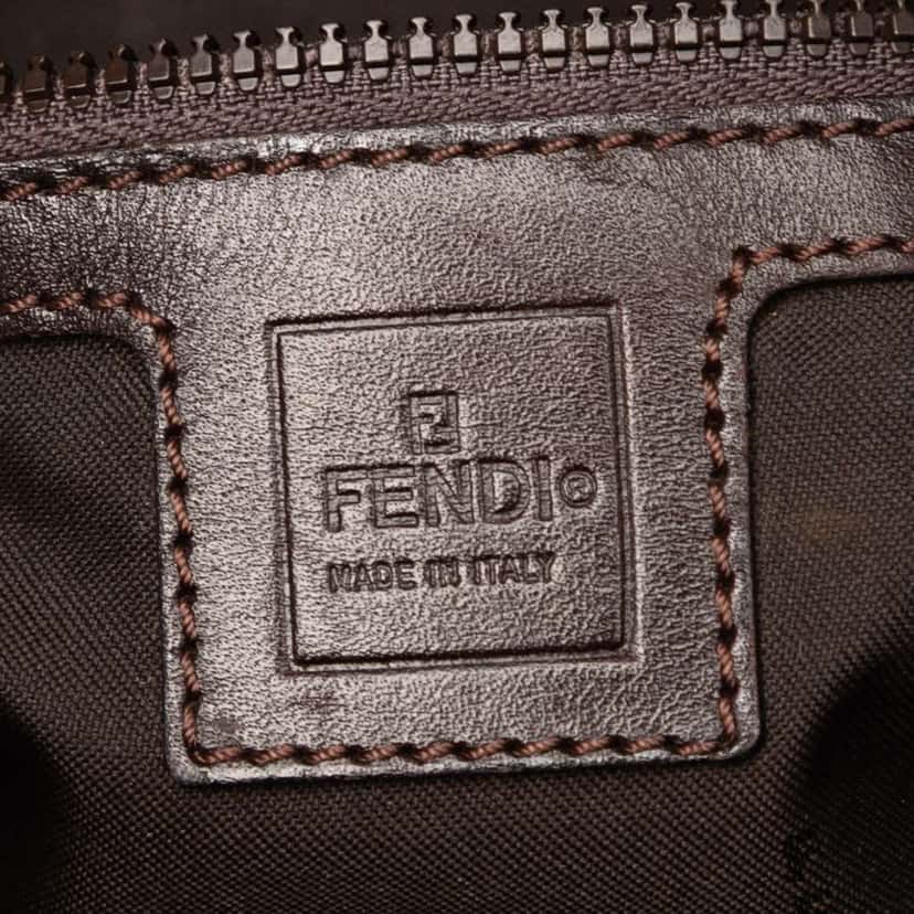 Fendi Zucca Canvas Shoulder Bag Brown Canvas Good condition - Box View
