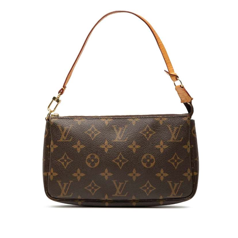 Louis Vuitton Monogram Pochette Accessoires Brown Good condition - Front View