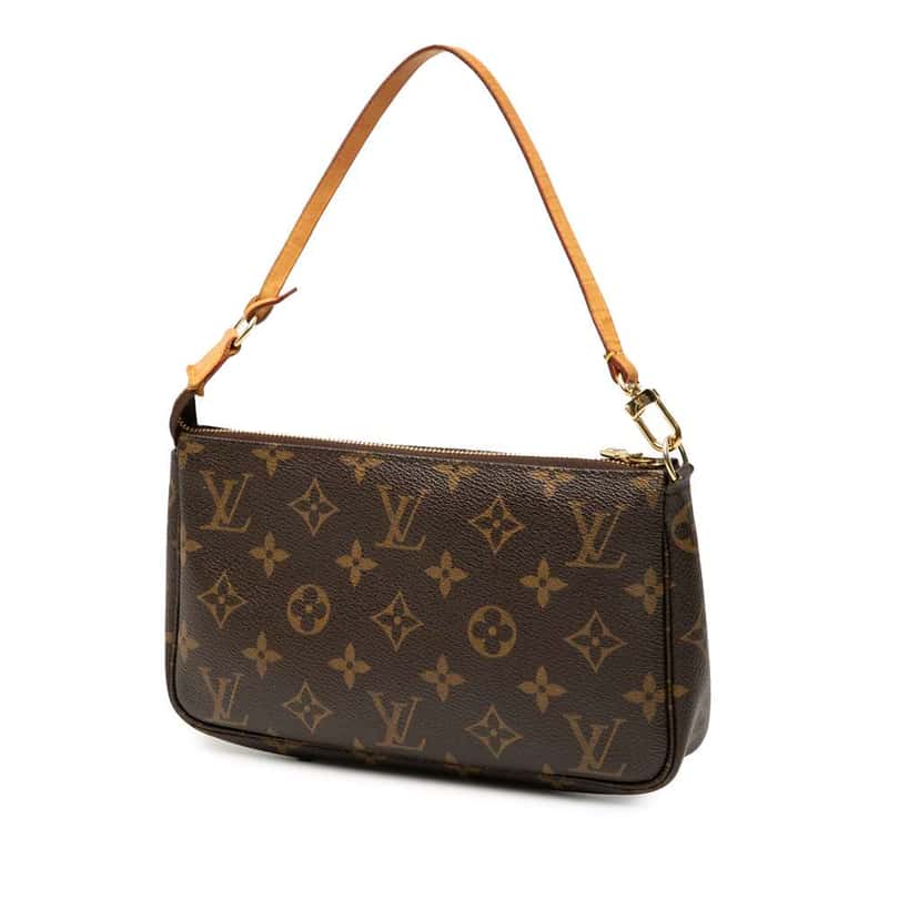 Louis Vuitton Monogram Pochette Accessoires Brown Good condition - Back View