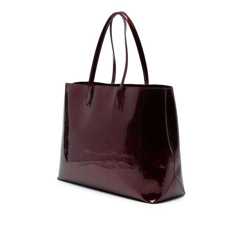 Louis Vuitton Monogram Vernis Wilshire GM Red Leather Good condition - Back View