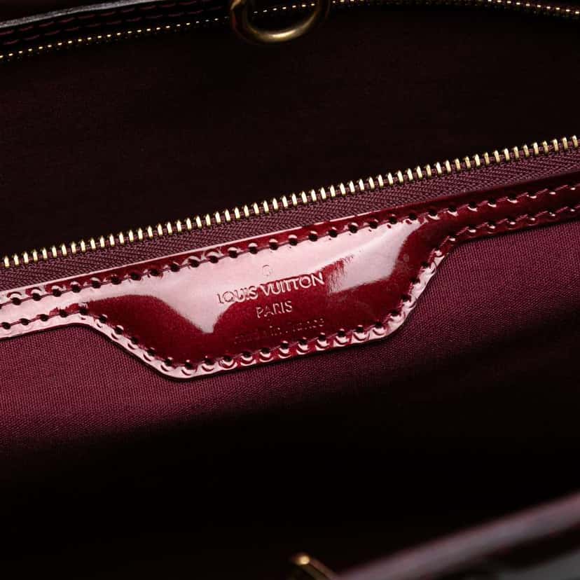 Louis Vuitton Monogram Vernis Wilshire GM Red Leather Good condition - Box View