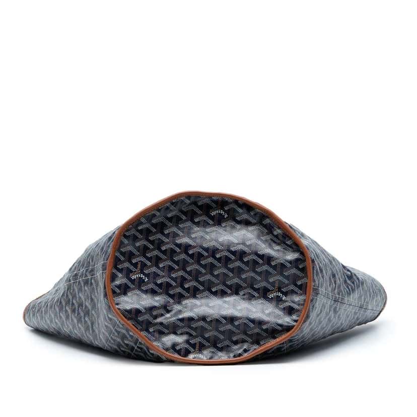 Goyard Goyardine Reversible Belharra Tote Blue Canvas Very good condition - Inside View
