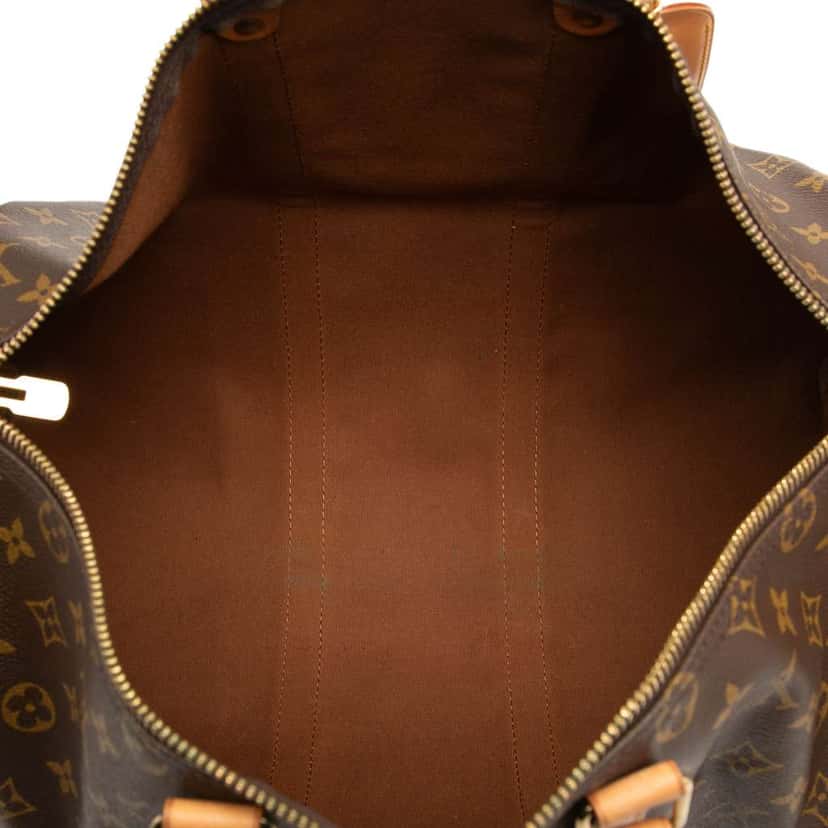 Louis Vuitton Monogram Keepall 45 Brown Good condition - Model View