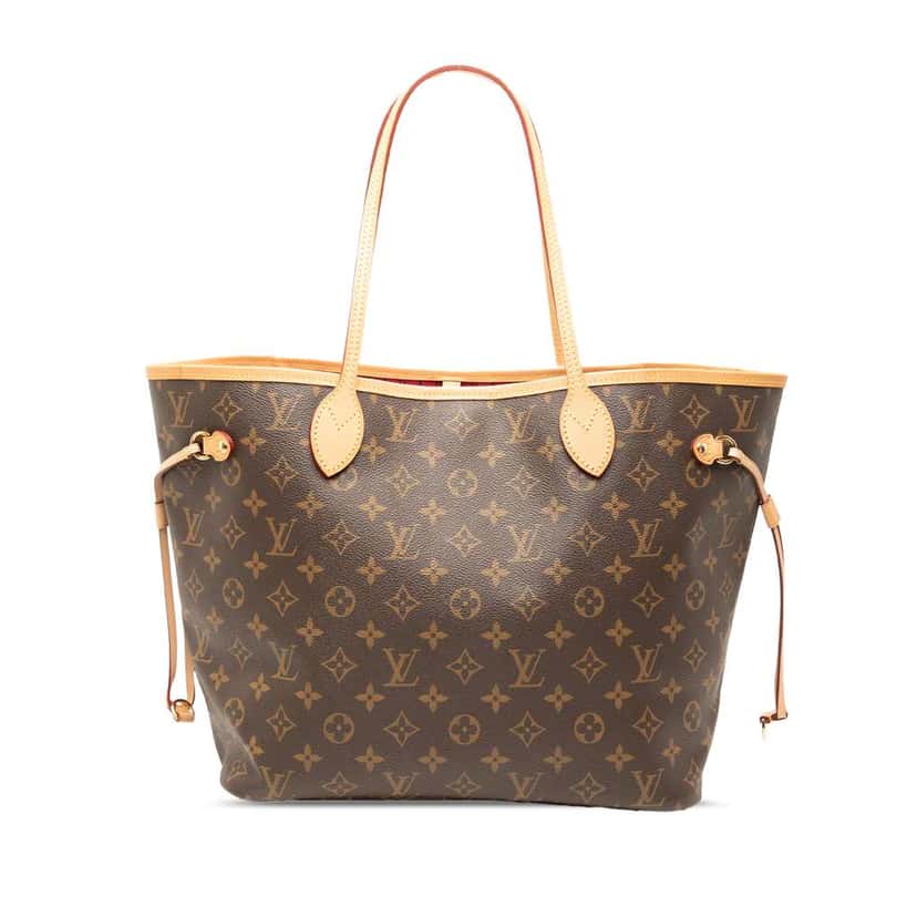 Louis Vuitton Monogram Neverfull MM Brown Good condition - Front View