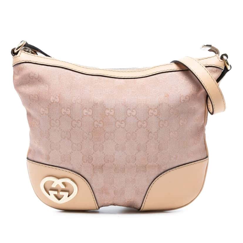 Gucci GG Canvas Lovely Crossbody Pink Canvas Good condition - Front View