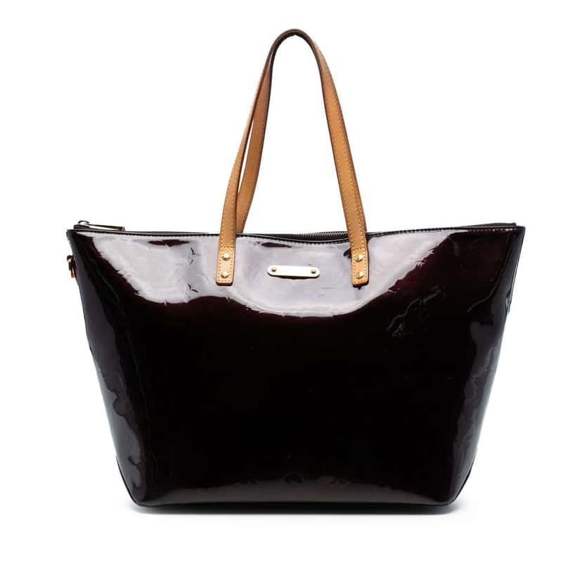 Louis Vuitton Monogram Vernis Bellevue GM Purple Leather Good condition - Front View
