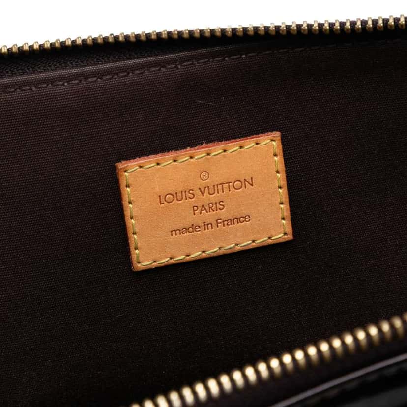 Louis Vuitton Monogram Vernis Bellevue GM Purple Leather Good condition - Box View