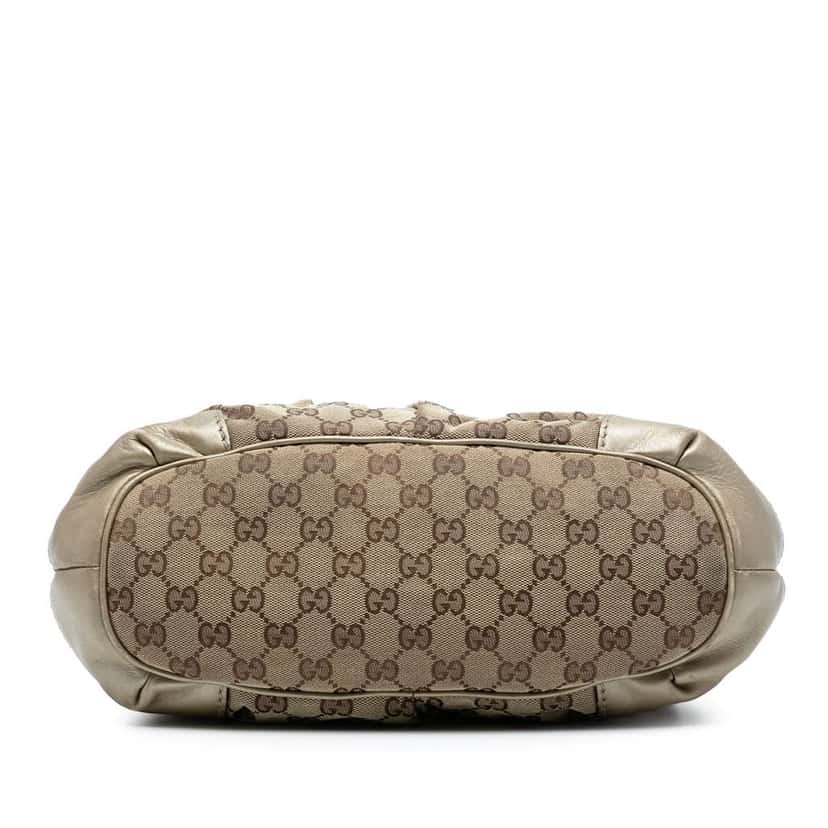 Gucci GG Canvas Sukey Satchel Brown Canvas Good condition - Inside View