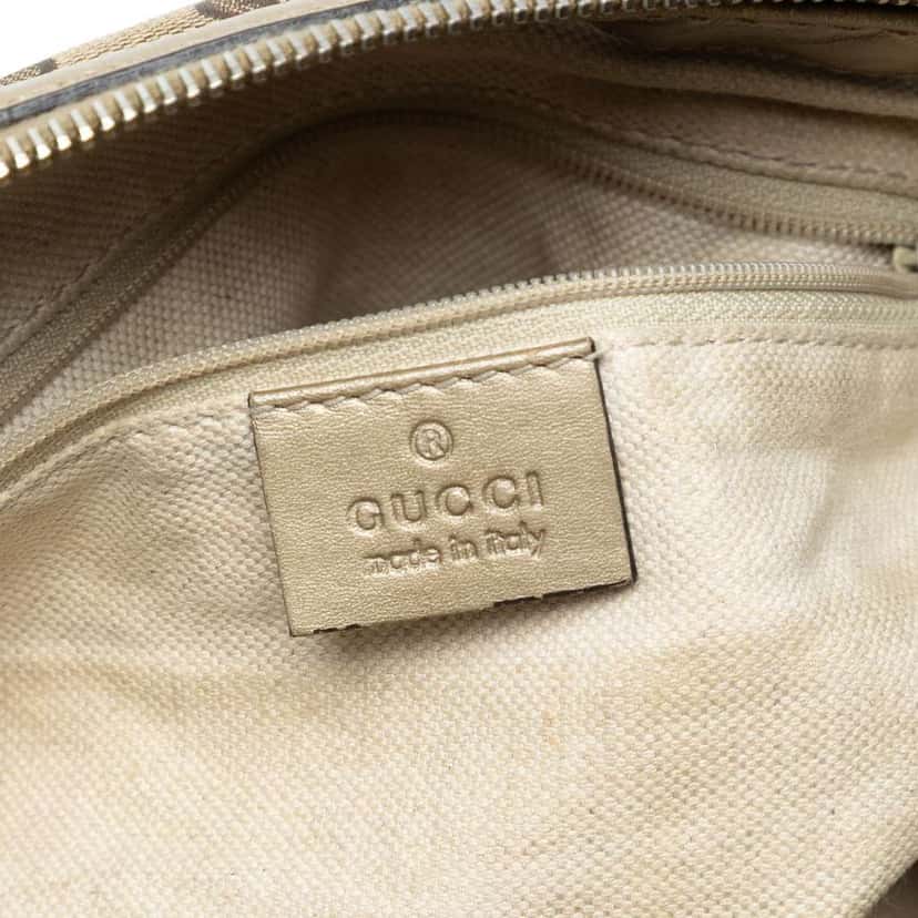Gucci GG Canvas Sukey Satchel Brown Canvas Good condition - Box View
