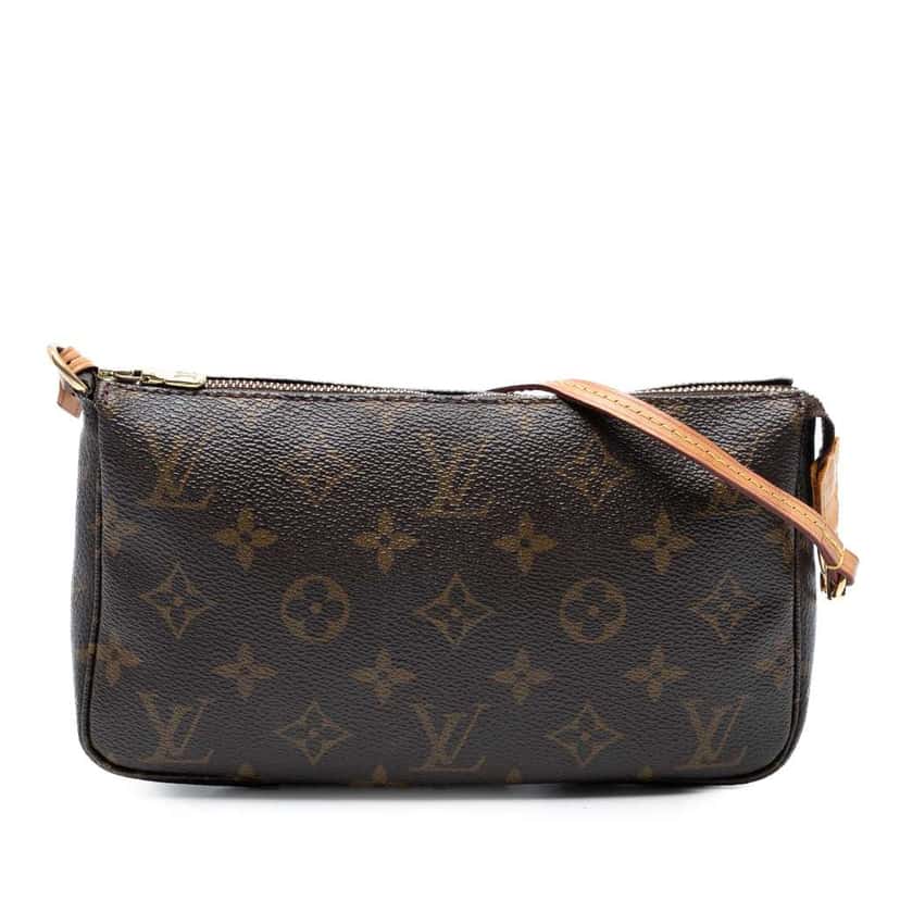 Louis Vuitton Monogram Pochette Accessoires Brown Good condition - Front View