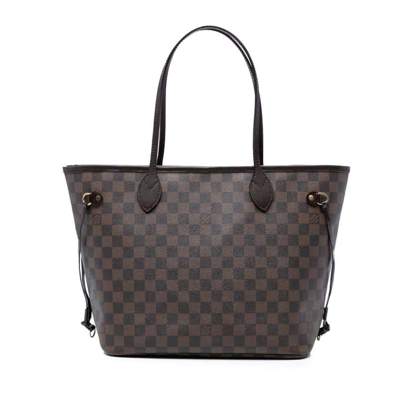 Louis Vuitton Damier Ebene Neverfull MM Brown Good condition - Front View