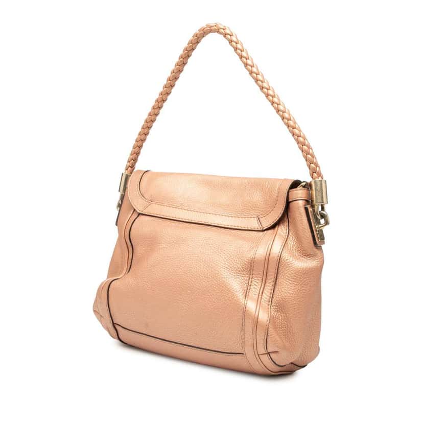 Gucci Leather Bella Satchel Brown Leather Good condition - Back View