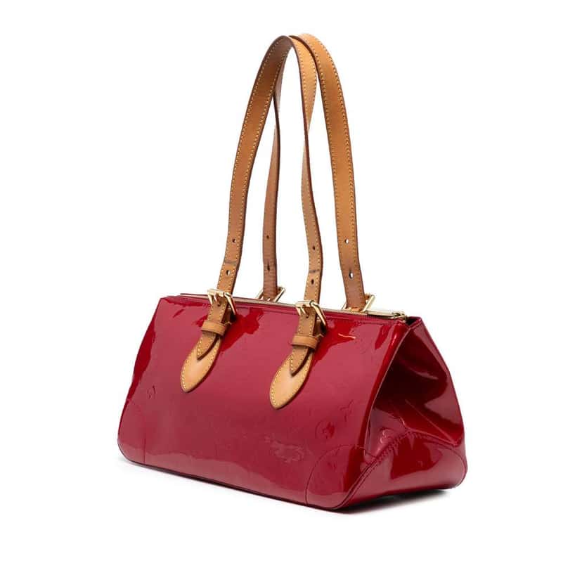 Louis Vuitton Monogram Vernis Rosewood Avenue Red Leather Good condition - Back View