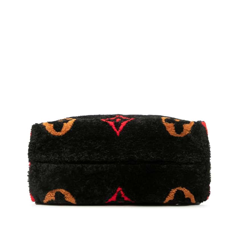 Louis Vuitton Monogram Giant Shearling Teddy Onthego GM Black Wool Very good condition - Inside View