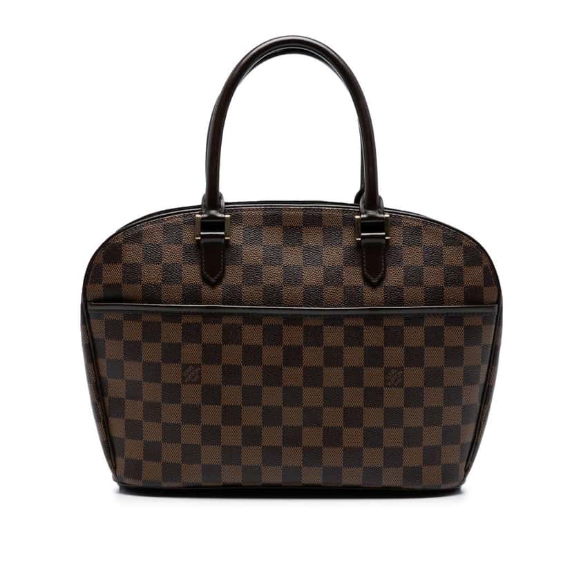 Louis Vuitton Damier Ebene Sarria Horizontal Brown Good condition - Front View