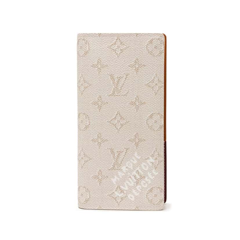 Louis Vuitton Monogram Heritage Portefeuille Brazza Wallet White Good condition - Front View
