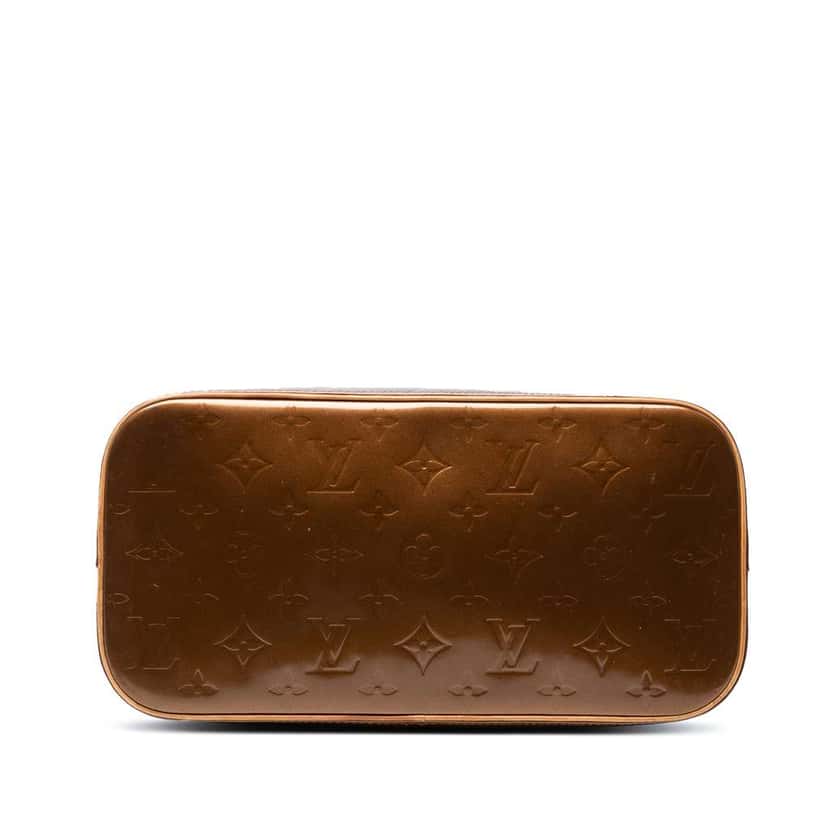 Louis Vuitton Monogram Vernis Houston Brown Leather Good condition - Inside View