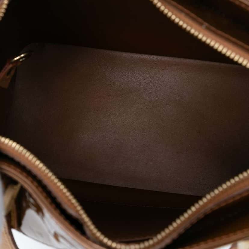 Louis Vuitton Monogram Vernis Houston Brown Leather Good condition - Model View