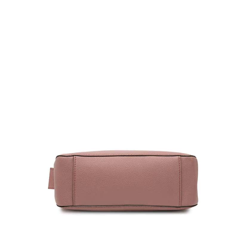 Burberry Small Grained Calfskin Helmsley Crossbody Pink Leather Very good condition - Inside View