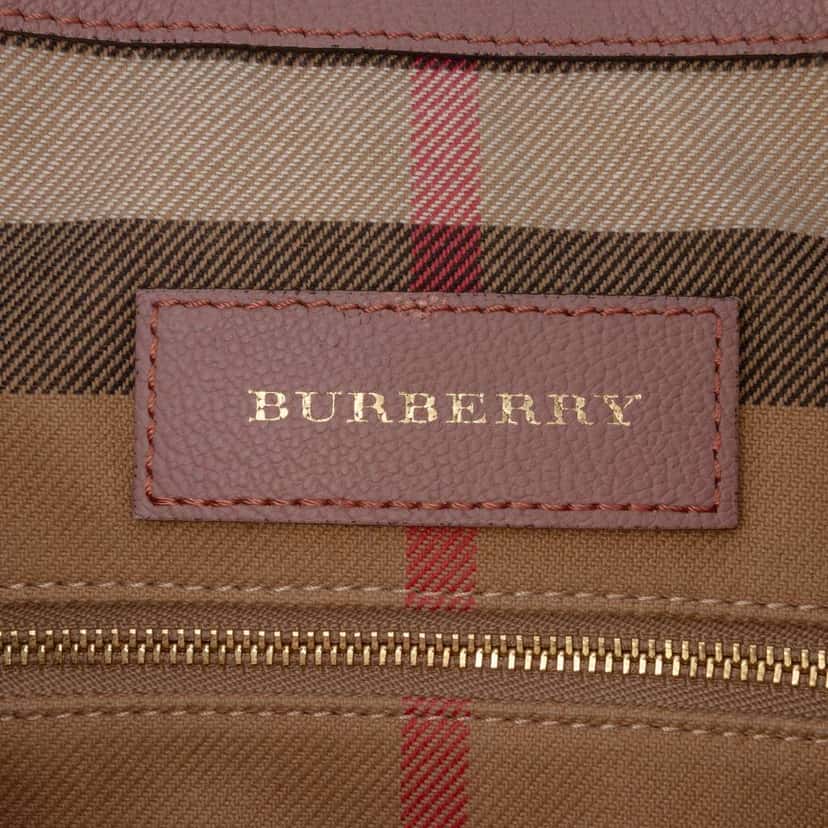 Burberry Small Grained Calfskin Helmsley Crossbody Pink Leather Very good condition - Box View