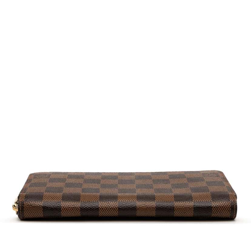 Louis Vuitton Damier Ebene Zippy Wallet Brown Good condition - Inside View
