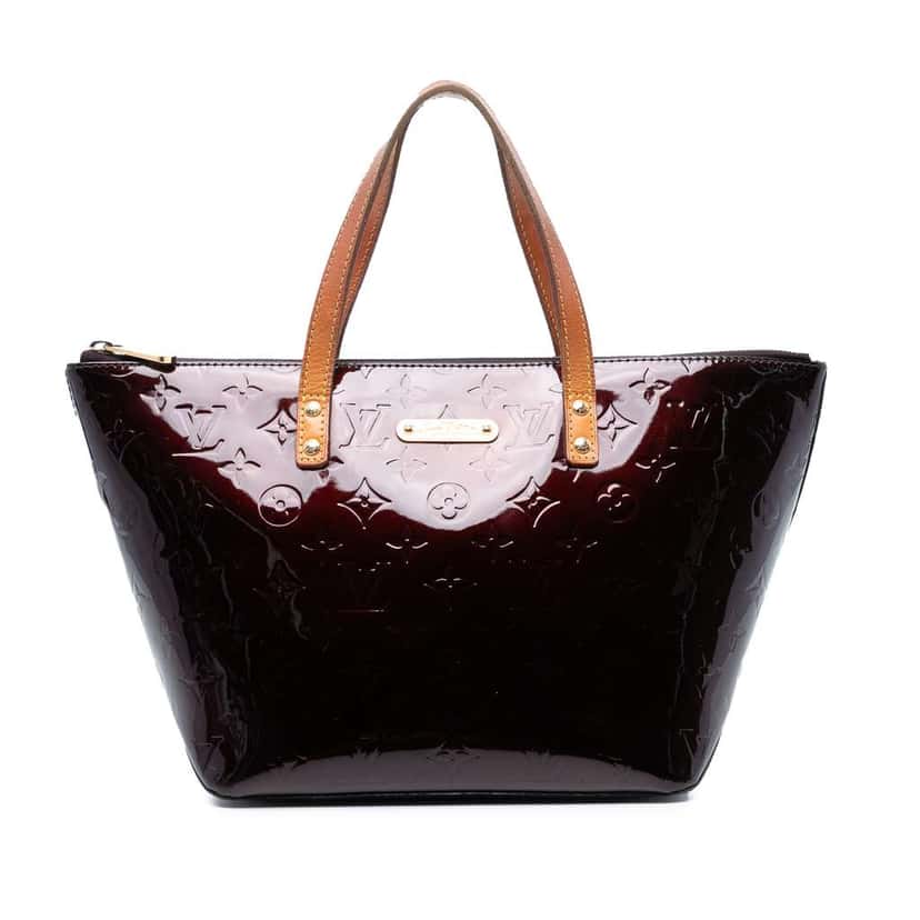 Louis Vuitton Monogram Vernis Bellevue PM Purple Leather Good condition - Front View