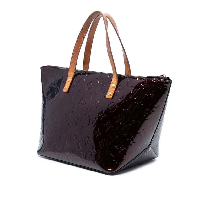 Louis Vuitton Monogram Vernis Bellevue PM Purple Leather Good condition - Back View