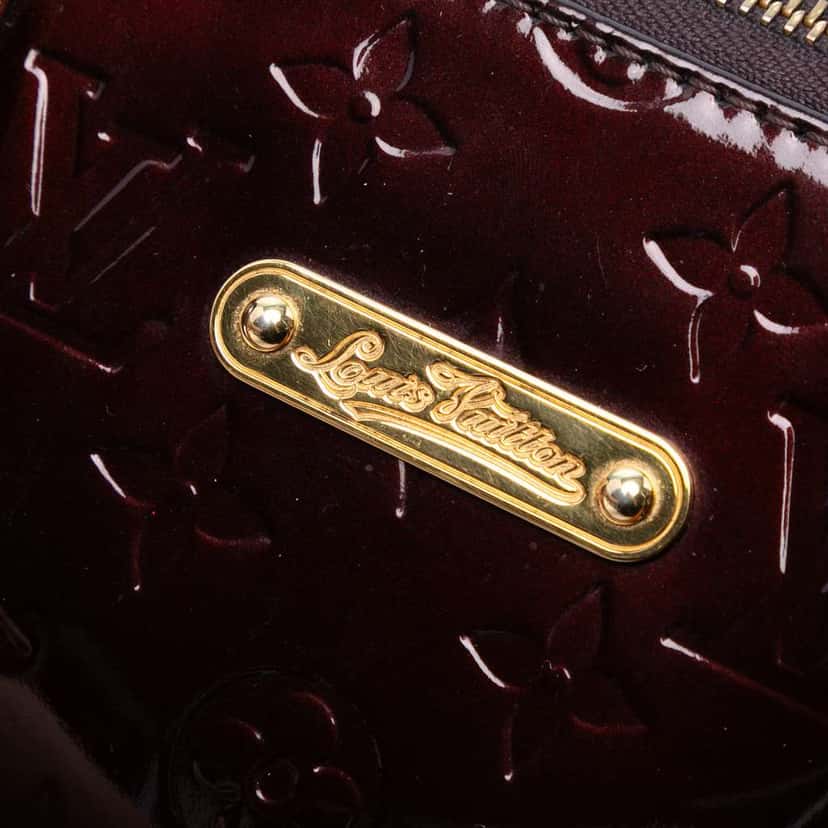 Louis Vuitton Monogram Vernis Bellevue PM Purple Leather Good condition - Box View