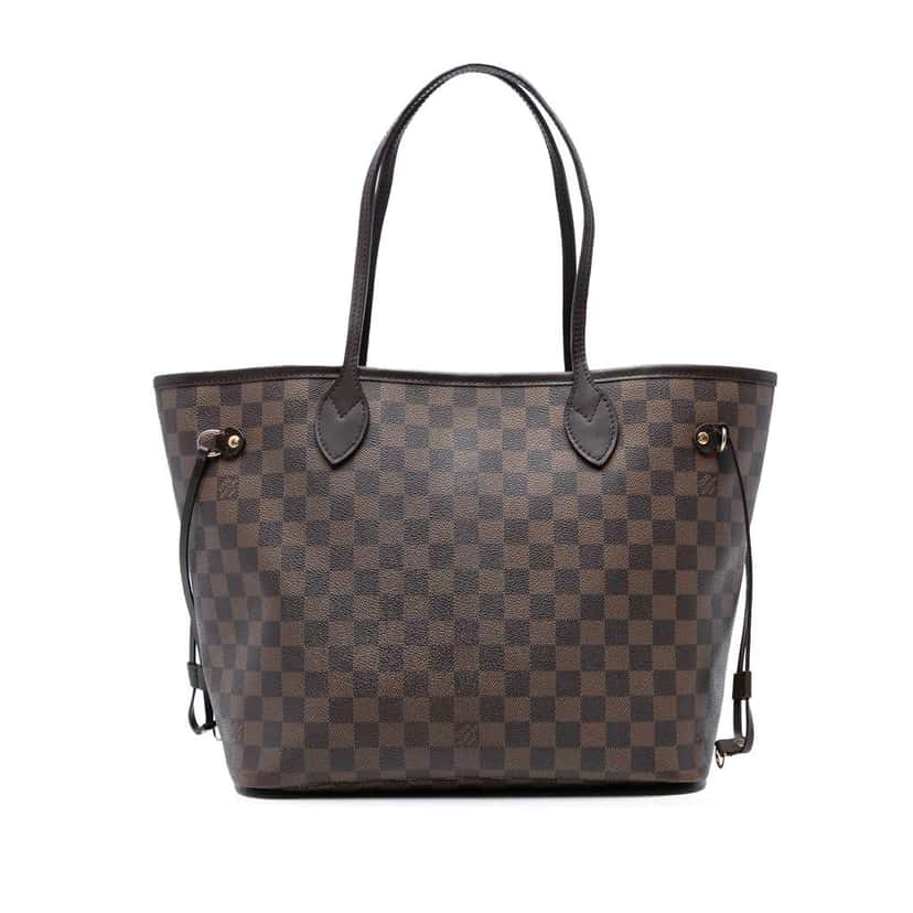 Louis Vuitton Damier Ebene Neverfull MM Brown Good condition - Front View