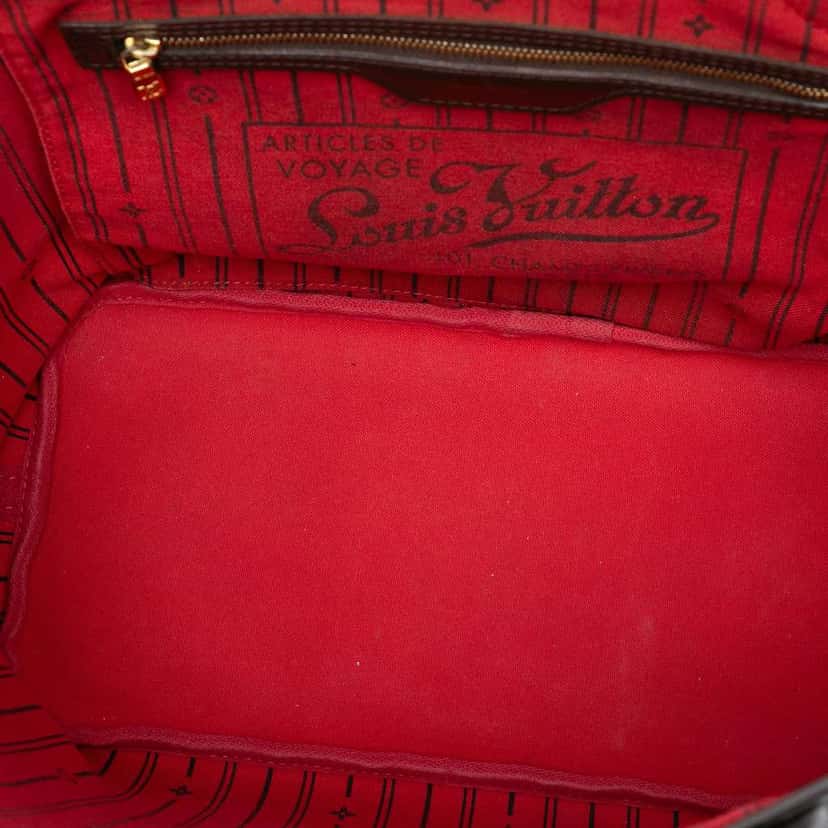 Louis Vuitton Damier Ebene Neverfull MM Brown Good condition - Model View