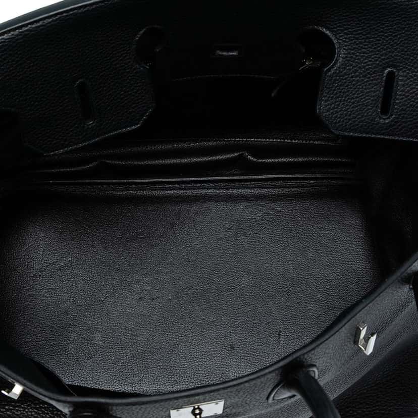 Hermès Togo Birkin Retourne 35 Black Leather Fair condition - Model View