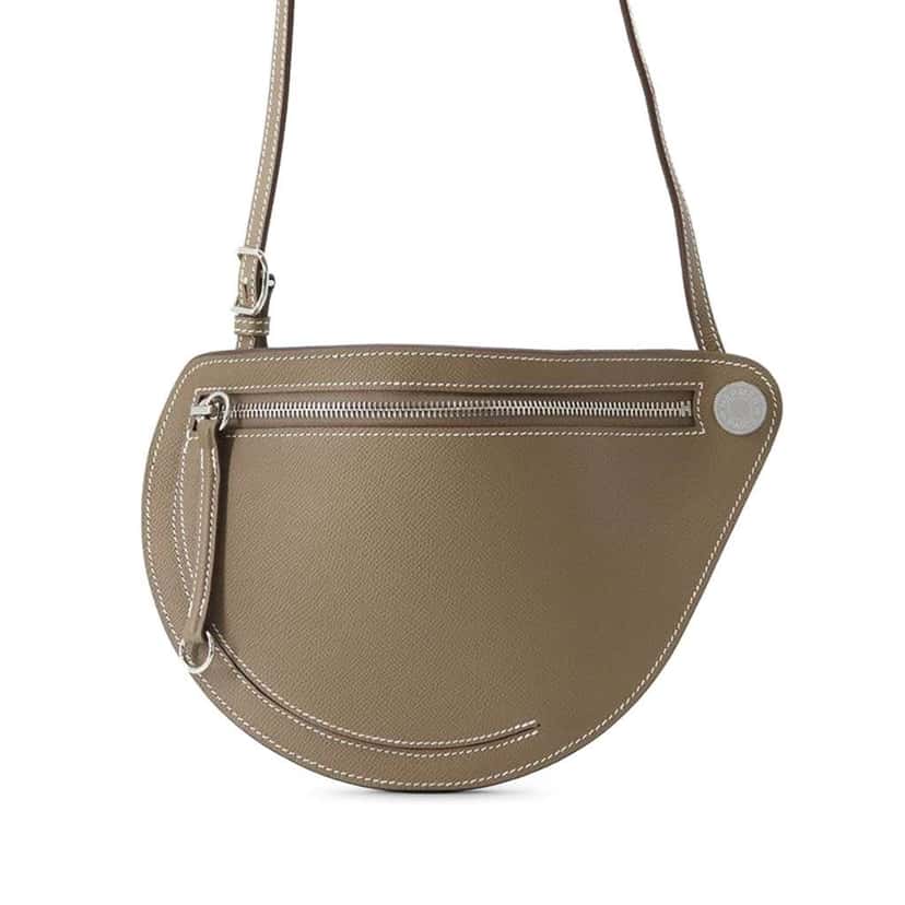 Hermès Epsom Petite Course Brown Leather Very good condition - Front View