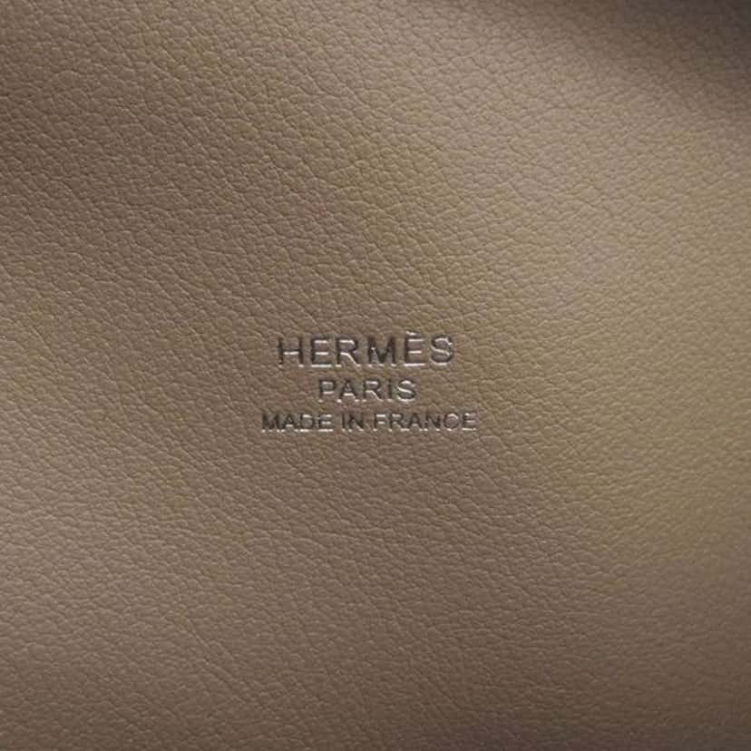 Hermès Epsom Petite Course Brown Leather Very good condition - Box View
