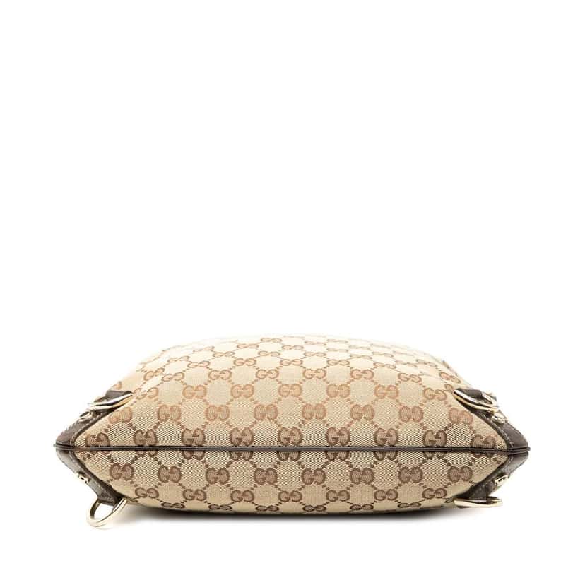 Gucci GG Canvas Abbey D Ring Crossbody Brown Canvas Good condition - Inside View