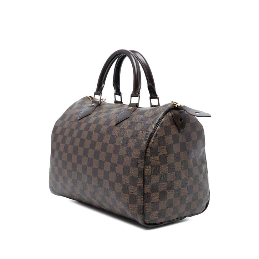 Louis Vuitton Damier Ebene Speedy 30 Brown Good condition - Back View
