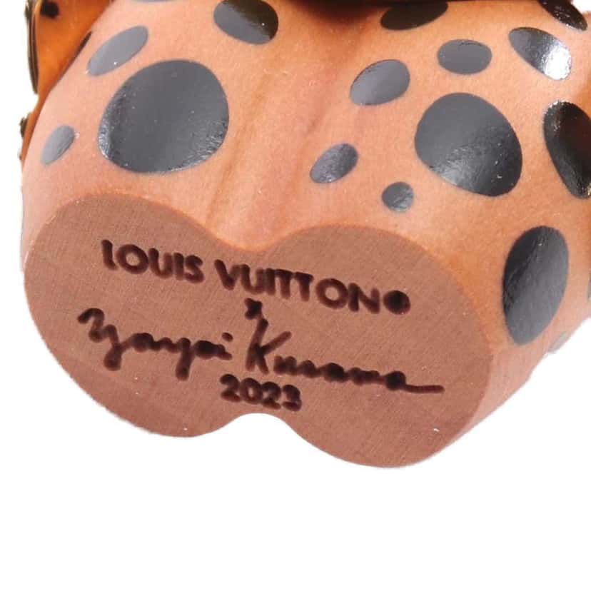Louis Vuitton Yayoi Kusama Infinity Dot Wood Vivienne Bag Charm Yellow Very good condition - Model View