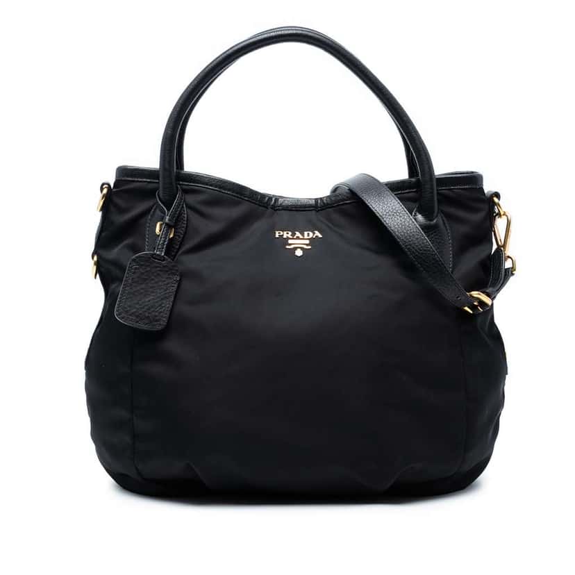 Prada Tessuto Satchel Black Good condition - Front View