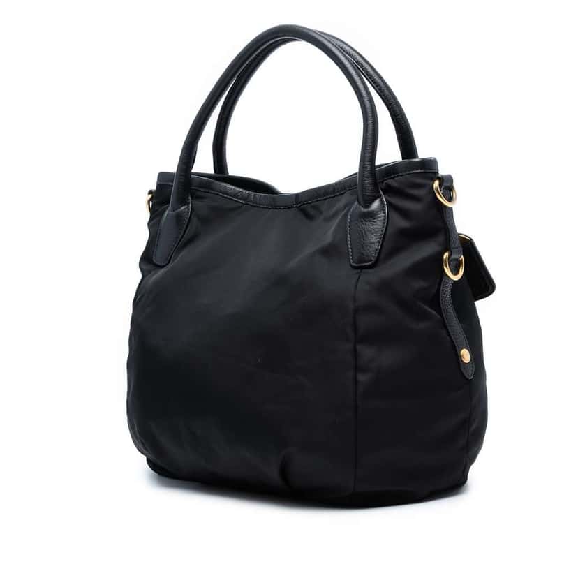 Prada Tessuto Satchel Black Good condition - Back View