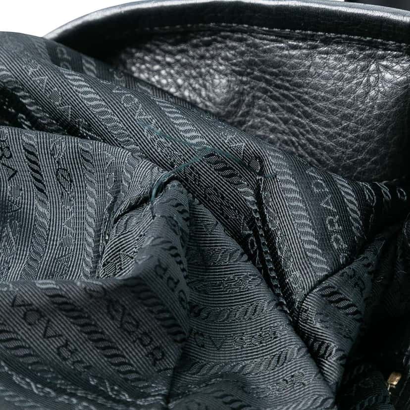 Prada Tessuto Satchel Black Good condition - Box View