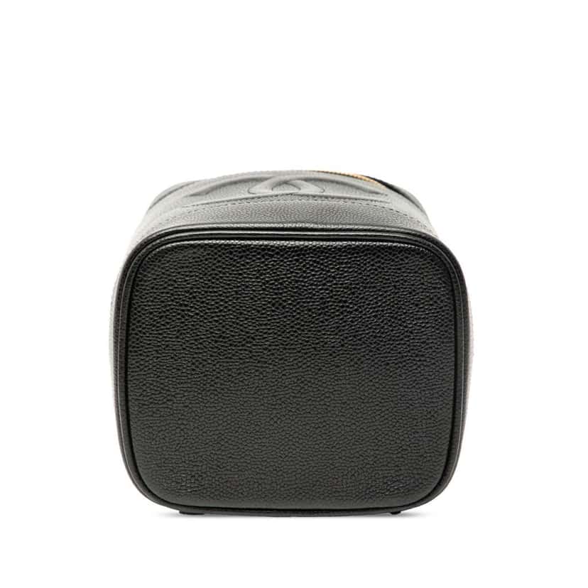 Chanel CC Caviar Vanity Bag Black Leather Good condition - Inside View