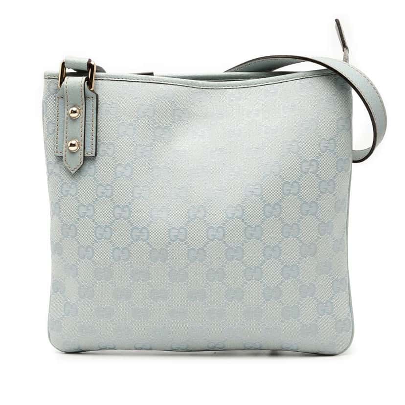 Gucci GG Canvas Crossbody Blue Canvas Very good condition - Front View